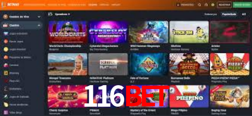 Sinta a adrenalina dos jogos de cassino com 116Bet